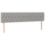 Kopfteile 2 Einheiten aus hellgrauem Stoff 100x7x78/88 cm von vidaXL, Kopf- und Fußteile - Ref: Foro24-346382, Preis: 61,21 €...