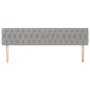 Headboards 2 units of light gray fabric 100x7x78/88 cm by vidaXL, Headboards and footboards - Ref: Foro24-346382, Price: 61,2...