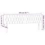 Headboards 2 units of light gray fabric 100x7x78/88 cm by vidaXL, Headboards and footboards - Ref: Foro24-346382, Price: 61,2...