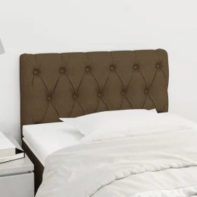 Dark brown fabric headboard 80x7x78/88 cm by vidaXL, Headboards and footboards - Ref: Foro24-346301, Price: 39,97 €, Discount: %