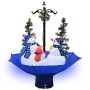 Árbol de Navidad con nieve con base de paraguas PVC azul 75 cm en Decoración Festiva y Estacional | Comprar online en Foru.es