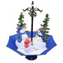 Árbol de Navidad con nieve con base de paraguas PVC azul 75 cm en Decoración Festiva y Estacional | Comprar online en Foru.es
