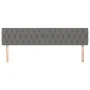 Cabeceros 2 unidades de tela gris oscuro 90x7x78/88 cm de vidaXL, Cabeceros y pies de cama - Ref: Foro24-346369, Precio: 71,8...