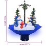 Árbol de Navidad con nieve con base de paraguas PVC azul 75 cm en Decoración Festiva y Estacional | Comprar online en Foru.es