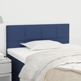 Kopfteil aus blauem Stoff, 100 x 5 x 78/88 cm von vidaXL, Kopf- und Fußteile - Ref: Foro24-346038, Preis: 40,87 €, Rabatt: %
