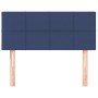 Cabecero de tela azul 100x5x78/88 cm de vidaXL, Cabeceros y pies de cama - Ref: Foro24-346038, Precio: 41,66 €, Descuento: %