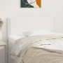 Cabecero de cuero sintético blanco 90x5x78/88 cm de vidaXL, Cabeceros y pies de cama - Ref: Foro24-345893, Precio: 43,68 €, D...