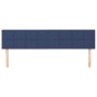 Cabeceros 2 unidades de tela azul 100x5x78/88 cm de vidaXL, Cabeceros y pies de cama - Ref: Foro24-346094, Precio: 60,35 €, D...