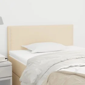 Cream fabric headboard 90x5x78/88 cm by vidaXL, Headboards and footboards - Ref: Foro24-345889, Price: 39,46 €, Discount: %