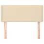 Cabecero de tela color crema 90x5x78/88 cm de vidaXL, Cabeceros y pies de cama - Ref: Foro24-345889, Precio: 40,31 €, Descuen...