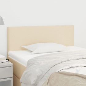 Cabecero de tela color crema 100x5x78/88 cm de vidaXL, Cabeceros y pies de cama - Ref: Foro24-345769, Precio: 34,19 €, Descue...