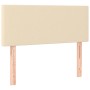 Cabecero de tela color crema 100x5x78/88 cm de vidaXL, Cabeceros y pies de cama - Ref: Foro24-345769, Precio: 34,19 €, Descue...