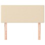 Cabecero de tela color crema 100x5x78/88 cm de vidaXL, Cabeceros y pies de cama - Ref: Foro24-345769, Precio: 34,19 €, Descue...