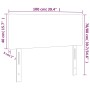 Cabecero de tela color crema 100x5x78/88 cm de vidaXL, Cabeceros y pies de cama - Ref: Foro24-345769, Precio: 34,19 €, Descue...