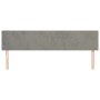 Cabeceros 2 unidades de terciopelo gris claro 90x5x78/88 cm de vidaXL, Cabeceros y pies de cama - Ref: Foro24-345838, Precio:...