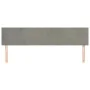 Kopfteile 2 Einheiten aus hellgrauem Samt 90x5x78/88 cm von vidaXL, Kopf- und Fußteile - Ref: Foro24-345838, Preis: 53,71 €, ...