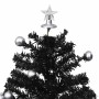 Árbol de Navidad con nieve con base de paraguas PVC negro 75 cm en Decoración Festiva y Estacional | Comprar online en Foru.es