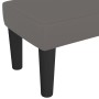 Banco de cuero sintético gris 70x30x30 cm de vidaXL, Bancos - Ref: Foro24-346636, Precio: 36,59 €, Descuento: %