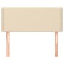 Cabecero de tela color crema 80x5x78/88 cm de vidaXL, Cabeceros y pies de cama - Ref: Foro24-345869, Precio: 28,75 €, Descuen...