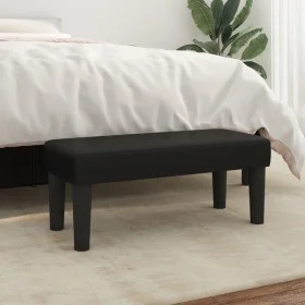 Black synthetic leather bench 70x30x30 cm by vidaXL, Banks - Ref: Foro24-346632, Price: 41,15 €, Discount: %