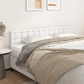 Headboards 2 units of white synthetic leather 90x5x78/88 cm by vidaXL, Headboards and footboards - Ref: Foro24-346505, Price:...