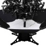 Árbol de Navidad con nieve y base de paraguas PVC negro 140cm en Decoración Festiva y Estacional | Comprar online en Foru.es