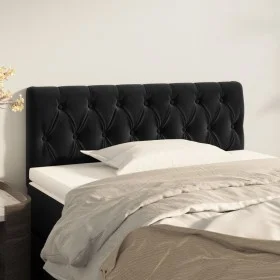 Kopfteil aus schwarzem Samt, 90 x 7 x 78/88 cm von vidaXL, Kopf- und Fußteile - Ref: Foro24-346322, Preis: 55,43 €, Rabatt: %