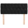 Kopfteil aus schwarzem Samt, 90 x 7 x 78/88 cm von vidaXL, Kopf- und Fußteile - Ref: Foro24-346322, Preis: 55,43 €, Rabatt: %