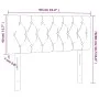 Kopfteil aus schwarzem Samt, 90 x 7 x 78/88 cm von vidaXL, Kopf- und Fußteile - Ref: Foro24-346322, Preis: 55,43 €, Rabatt: %
