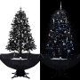 Árbol de Navidad con nieve y base de paraguas PVC negro 170 cm en Decoración Festiva y Estacional | Comprar online en Foru.es