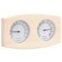 Higrotermógrafo y reloj de arena para sauna 2 en 1 madera pino de vidaXL, Accesorios de sauna - Ref: Foro24-51686, Precio: 32...