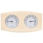 Higrotermógrafo y reloj de arena para sauna 2 en 1 madera pino de vidaXL, Accesorios de sauna - Ref: Foro24-51686, Precio: 32...