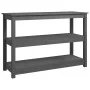 Konsolentisch aus massivem grauem Kiefernholz, 110 x 40 x 74 cm von vidaXL, Seitentische - Ref: Foro24-821666, Preis: 108,31 ...