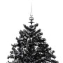 Árbol de Navidad con nieve y base de paraguas PVC negro 170 cm en Decoración Festiva y Estacional | Comprar online en Foru.es