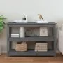 Konsolentisch aus massivem grauem Kiefernholz, 110 x 40 x 74 cm von vidaXL, Seitentische - Ref: Foro24-821666, Preis: 108,31 ...