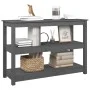 Konsolentisch aus massivem grauem Kiefernholz, 110 x 40 x 74 cm von vidaXL, Seitentische - Ref: Foro24-821666, Preis: 108,31 ...