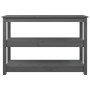 Mesa consola de madera maciza de pino gris 110x40x74 cm de vidaXL, Mesas auxiliares - Ref: Foro24-821666, Precio: 109,72 €, D...