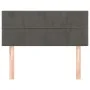 Dunkelgraues Samtkopfteil 100x5x78/88 cm von vidaXL, Kopf- und Fußteile - Ref: Foro24-346041, Preis: 50,89 €, Rabatt: %