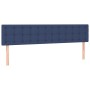 Cabeceros 2 unidades de tela azul 90x5x78/88 cm de vidaXL, Cabeceros y pies de cama - Ref: Foro24-346502, Precio: 66,68 €, De...
