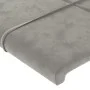 Light gray velvet headboard 100x5x78/88 cm by vidaXL, Headboards and footboards - Ref: Foro24-346040, Price: 39,93 €, Discoun...