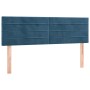 Cabeceros 2 unidades terciopelo azul oscuro 72x5x78/88 cm de vidaXL, Cabeceros y pies de cama - Ref: Foro24-346156, Precio: 5...