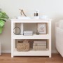 Mesa consola de madera maciza de pino blanco 80x40x74 cm de vidaXL, Mesas auxiliares - Ref: Foro24-821670, Precio: 99,93 €, D...