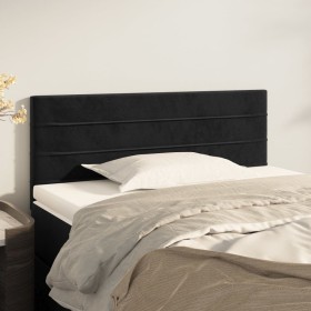 Cabecero de terciopelo negro 100x5x78/88 cm de vidaXL, Cabeceros y pies de cama - Ref: Foro24-346140, Precio: 34,53 €, Descue...