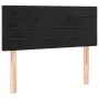 Kopfteil aus schwarzem Samt, 100 x 5 x 78/88 cm von vidaXL, Kopf- und Fußteile - Ref: Foro24-346140, Preis: 36,35 €, Rabatt: %