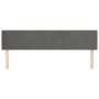 Cabeceros 2 unidades de terciopelo gris oscuro 90x5x78/88 cm de vidaXL, Cabeceros y pies de cama - Ref: Foro24-345839, Precio...
