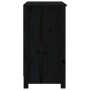 Estantería madera maciza de pino negra 80x35x68 cm de vidaXL, Librerías y estanterías - Ref: Foro24-821678, Precio: 85,55 €, ...