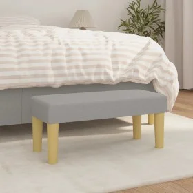 Light gray fabric bench 70x30x30 cm by vidaXL, Banks - Ref: Foro24-346624, Price: 37,09 €, Discount: %
