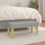 Banco de tela gris claro 70x30x30 cm de vidaXL, Bancos - Ref: Foro24-346624, Precio: 37,66 €, Descuento: %