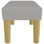 Banco de tela gris claro 70x30x30 cm de vidaXL, Bancos - Ref: Foro24-346624, Precio: 37,09 €, Descuento: %
