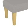 Banco de tela gris claro 70x30x30 cm de vidaXL, Bancos - Ref: Foro24-346624, Precio: 37,09 €, Descuento: %